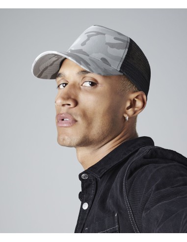 BEE-B694-Camo Snapback Trucker